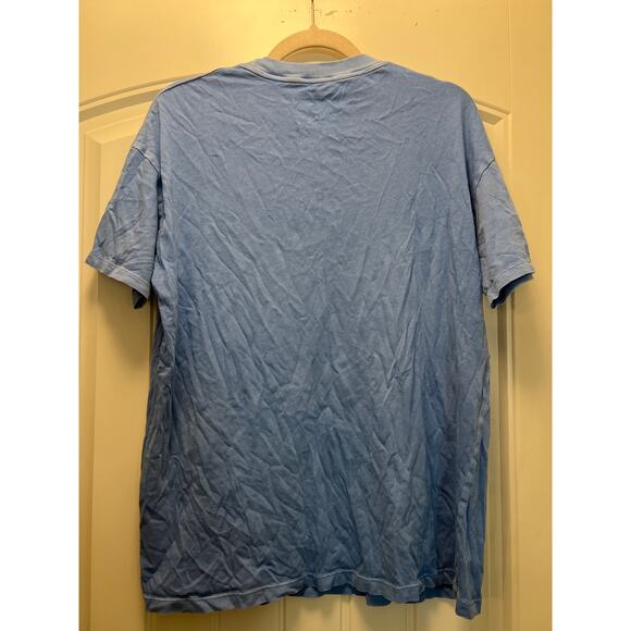 American Eagle Women’s Short Sleeve Oversized Leopard Band Tee‎ Size XS/S Blue - Picture 3 of 3